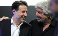 Giuseppe Conte con Beppe Grillo