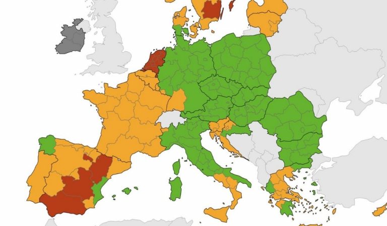 Covid nuova mappa ecdc