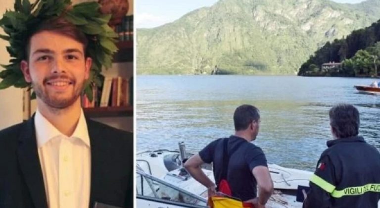 La vittima, Luca Fusi e un frame del dopo incidente