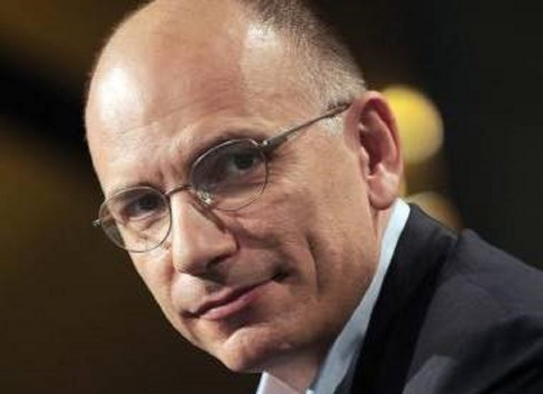 Il segretario Dem Enrico Letta