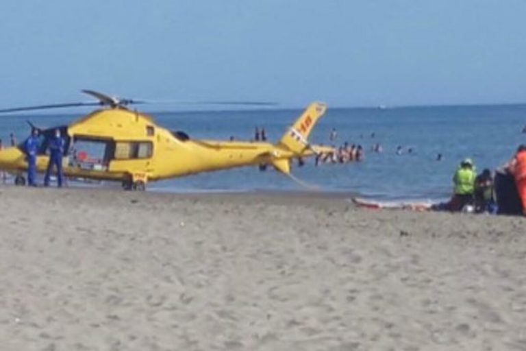 Malore spiaggia Torvaianica