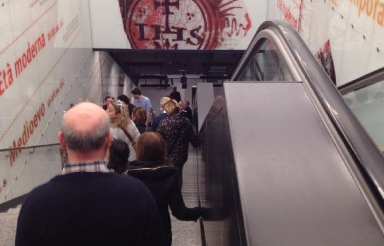 La stazione metro di San Giovanni