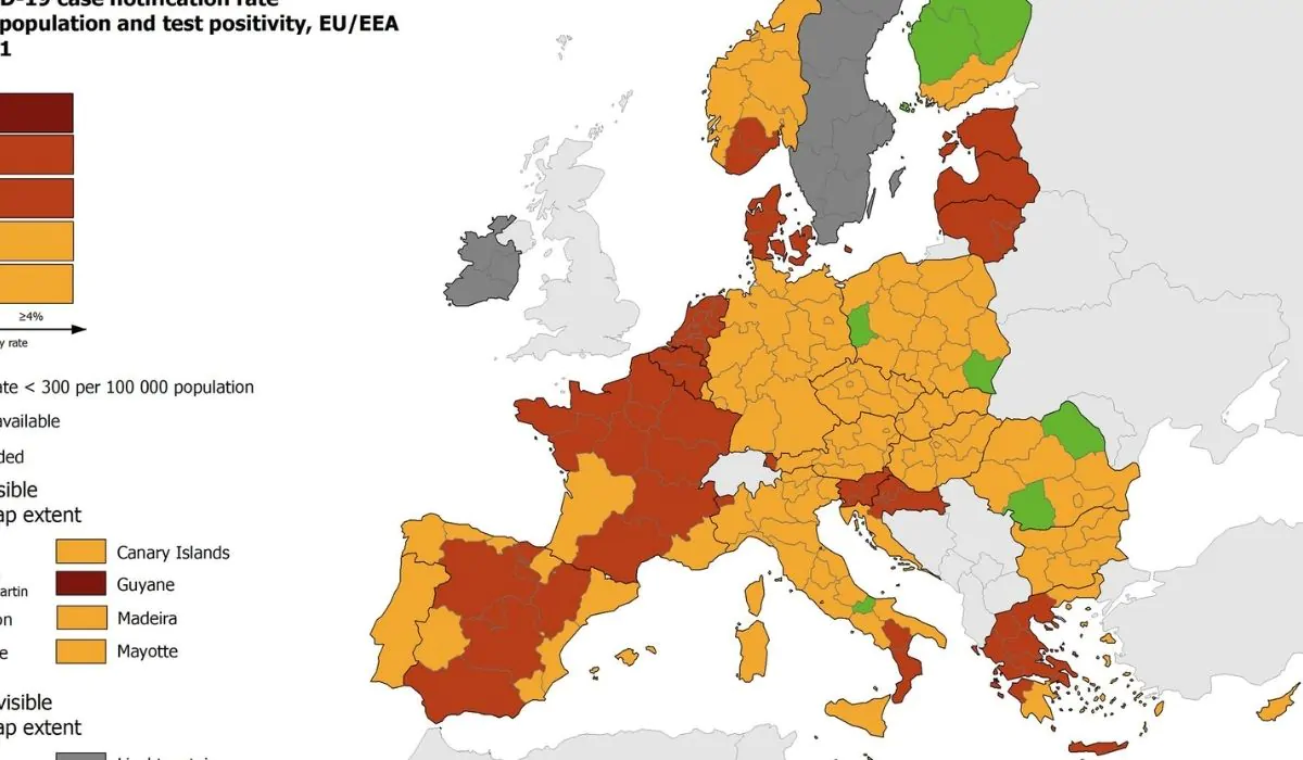 covid mappa UE Italia