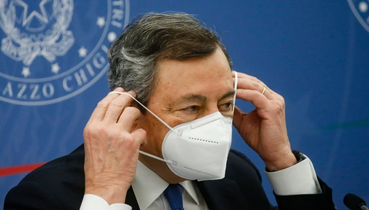 draghi mascherina