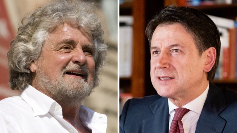 Beppe Grillo e Giuseppe Conte
