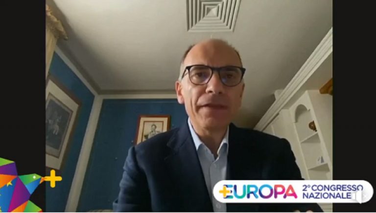 Enrico Letta Più Europa