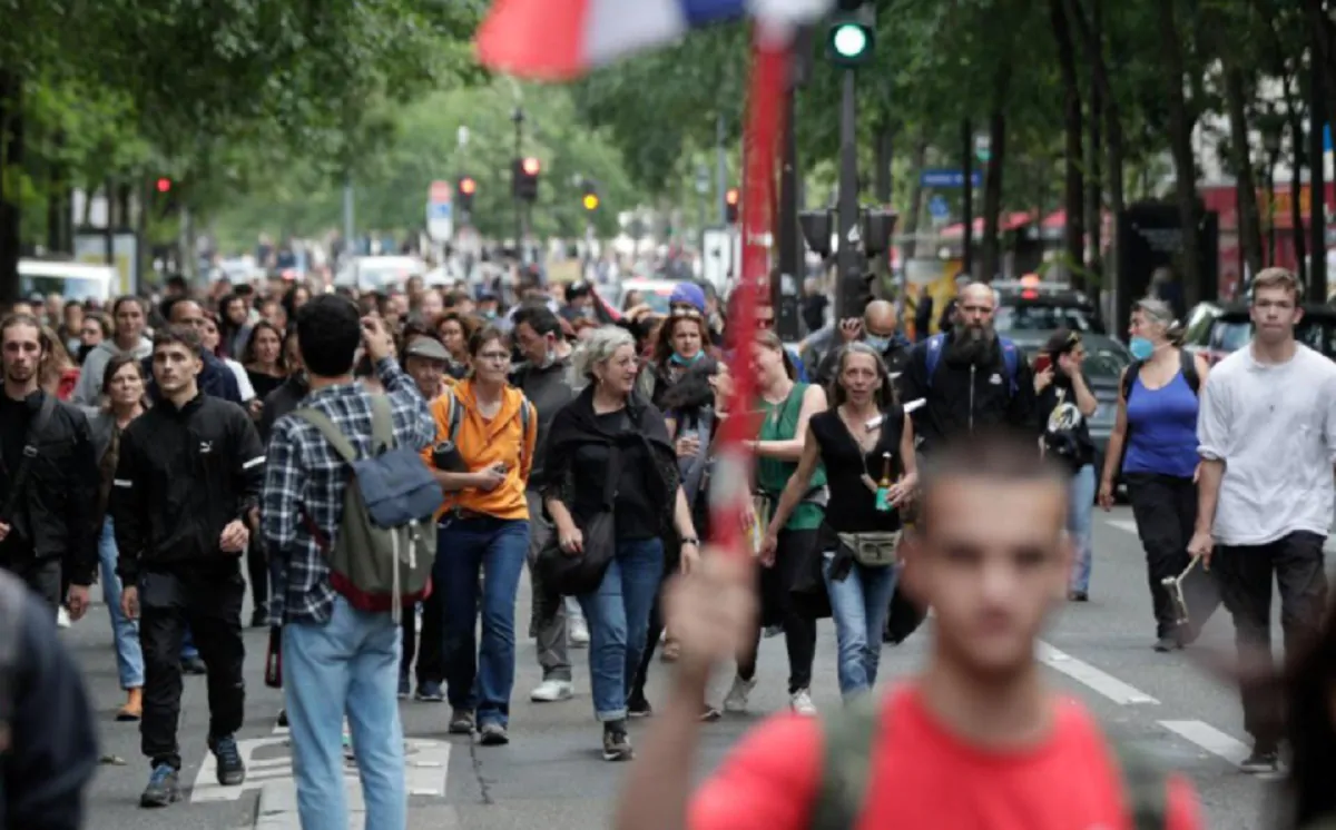 Green pass proteste Francia