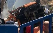 Incidente Capri autobus precipitato