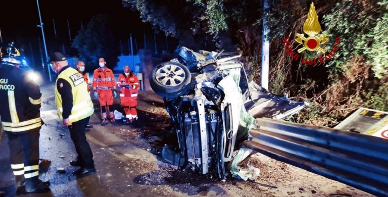 Gravissimo incidente stradale a Li Punti: morti due uomini di Sassari