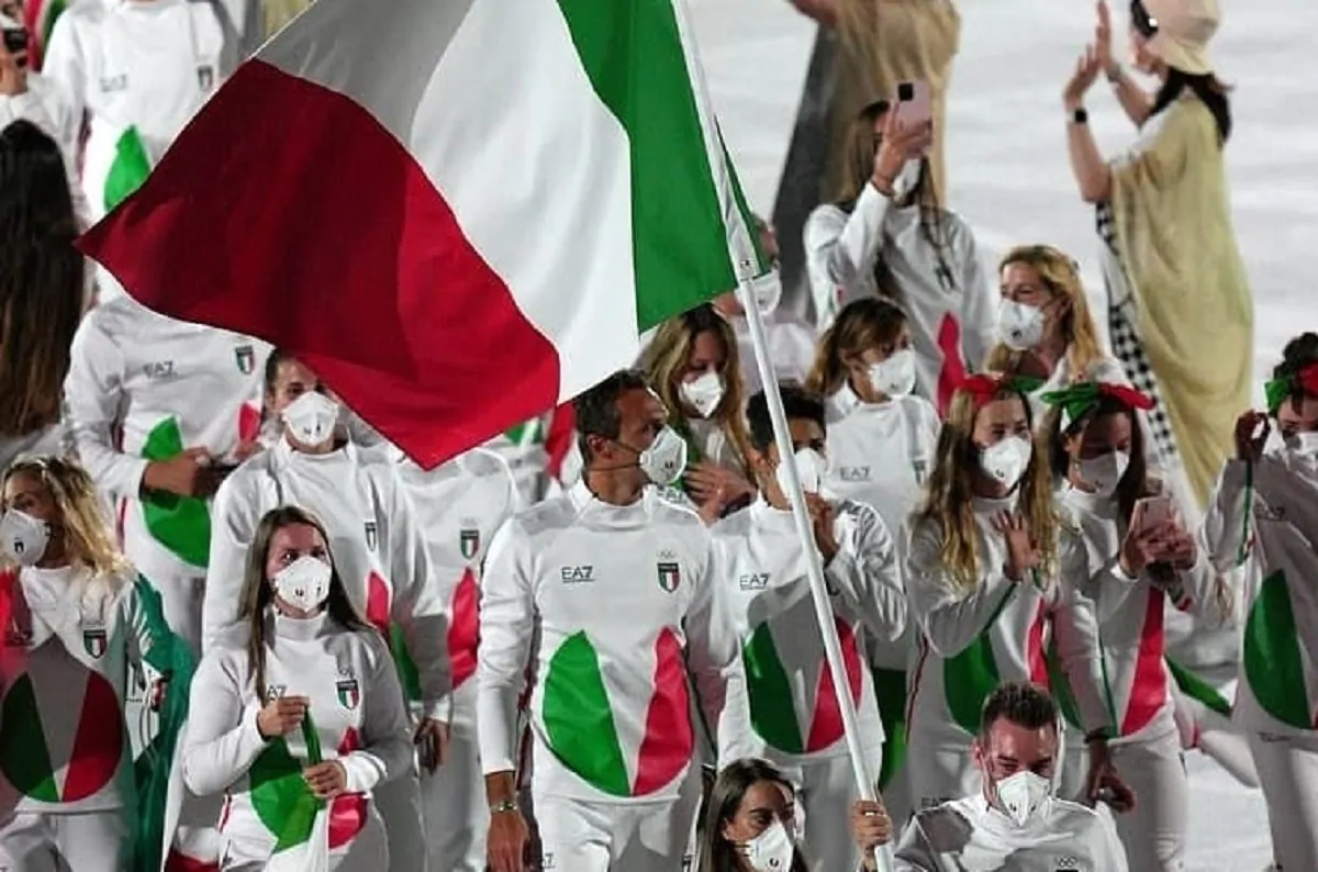 La squadra olimpica italiana
