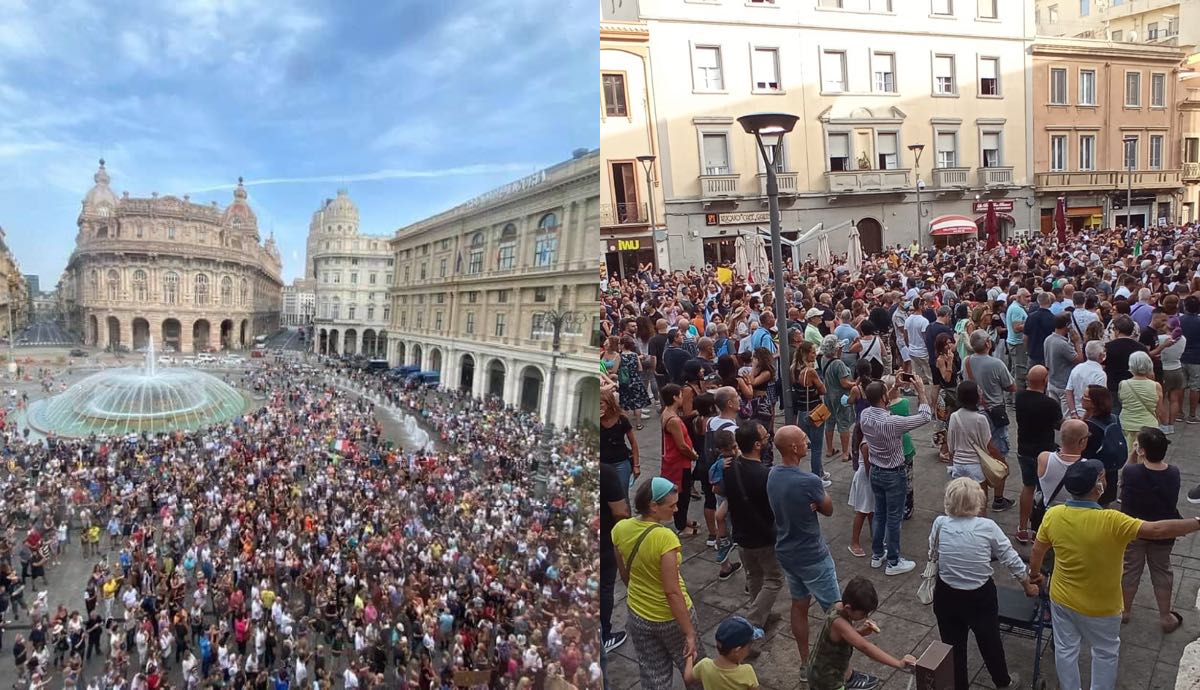 Manifestazioni In Tutta Italia Contro L Obbligo Del Green Pass
