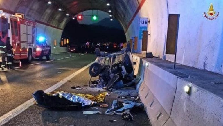 La drammatica scena del sinistro