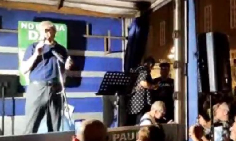 Un momento della manifestazione torinese