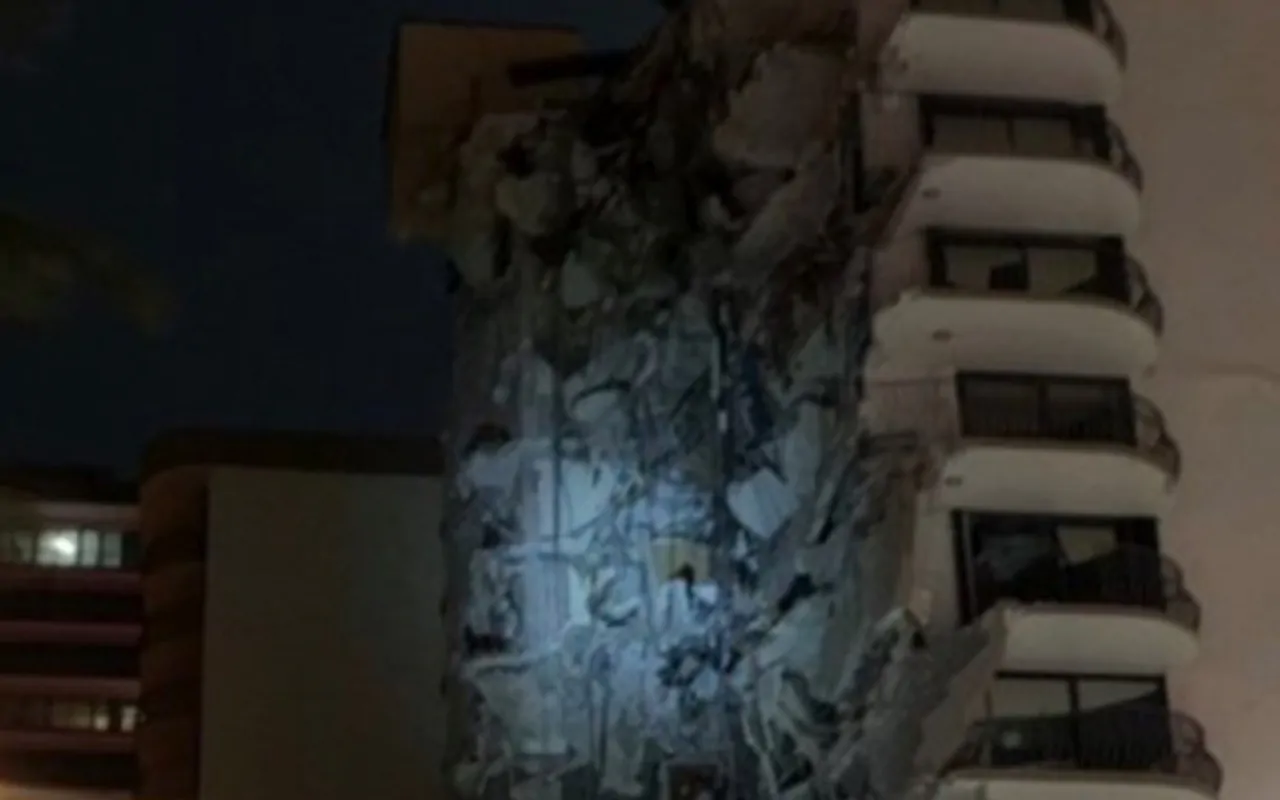 Palazzo crollato a Miami