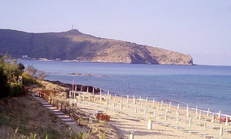 La spiaggia delle Saline a Palinuro