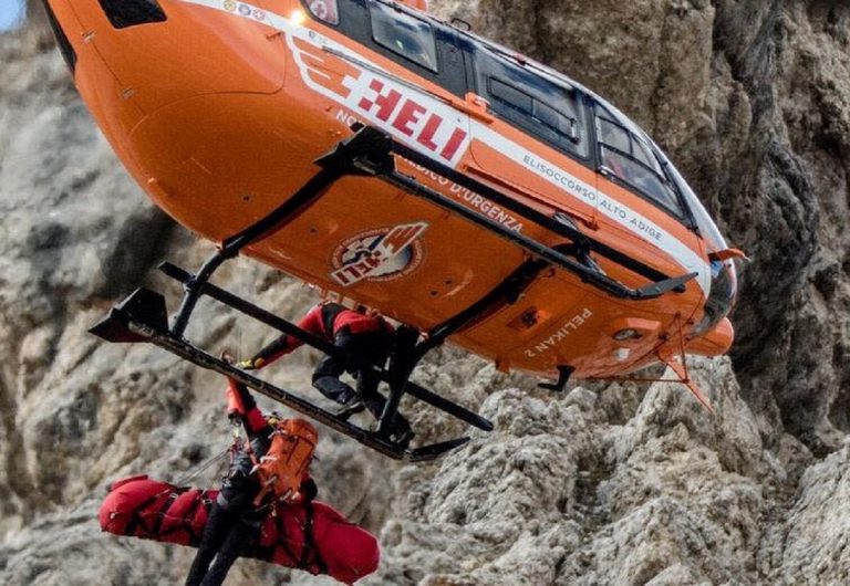L'elisoccorso Pelikan 2 in azione