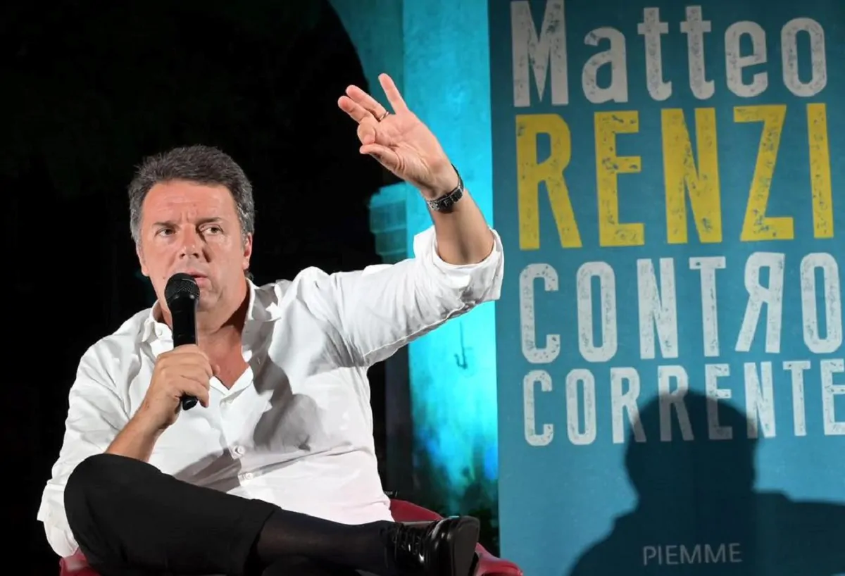 Matteo Renzi alla presentazione del suo libro a Castenedolo