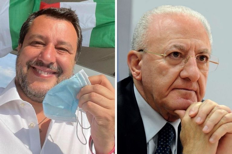Salvini De Luca uomo pericoloso