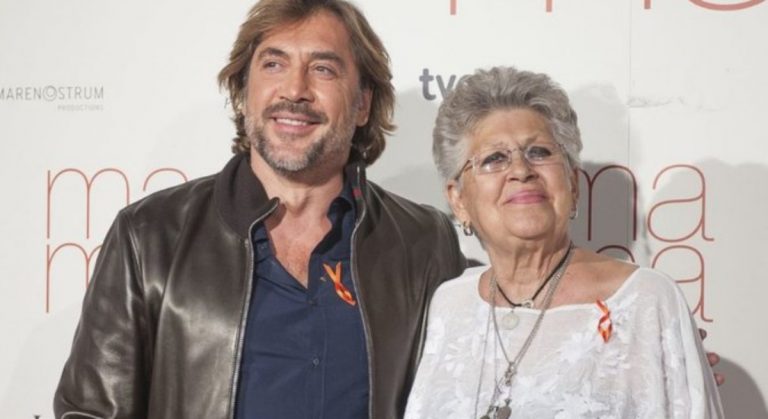 javier bardem con mamma pilar