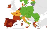 mappa rischio Covid Europa