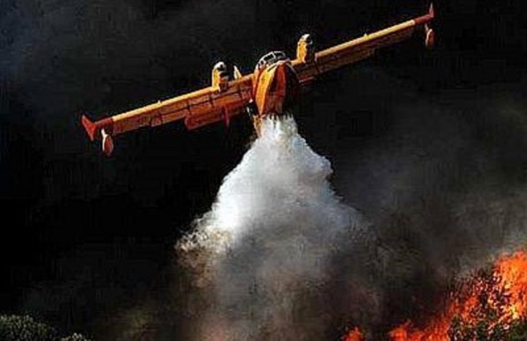 Un Canadair in azione