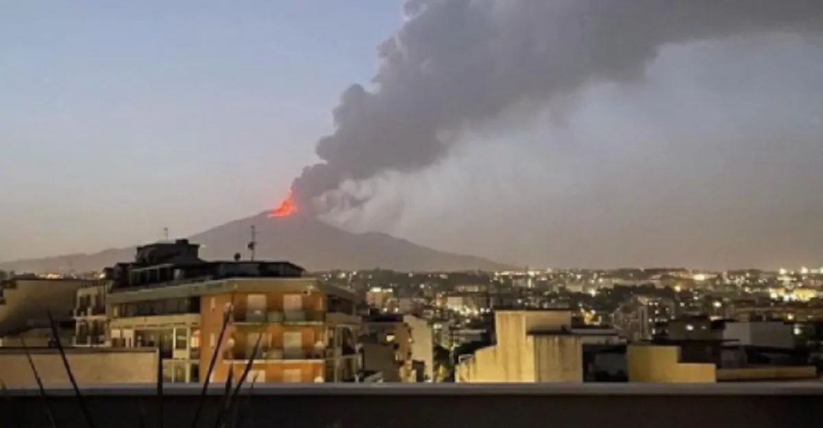 Etna eruzione