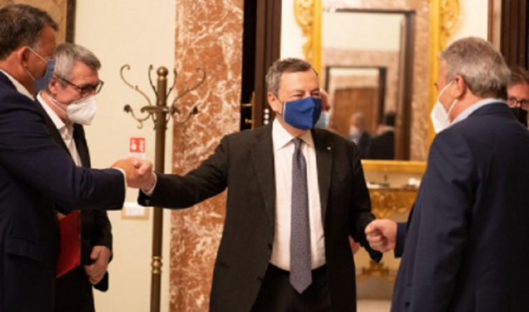 Green pass sindacati Draghi