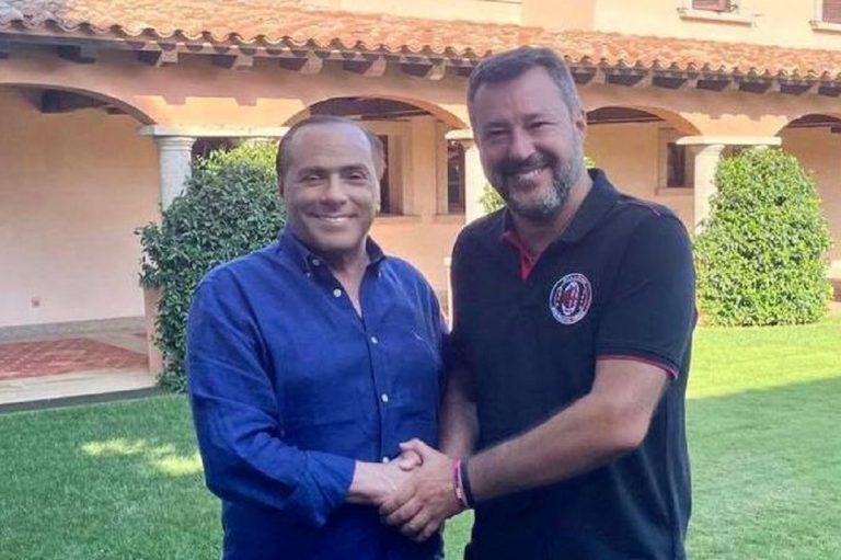 Incontro Salvini e Berlusconi