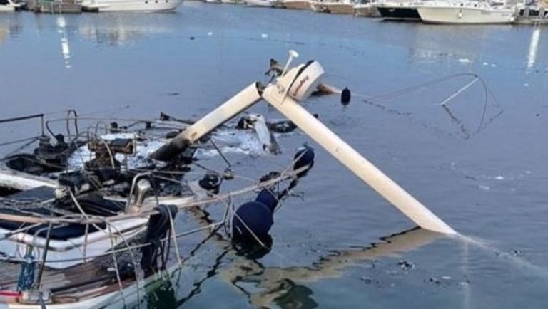Incendio Marina di Stabia