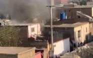 L'esplosione del razzo Usa a Kabul