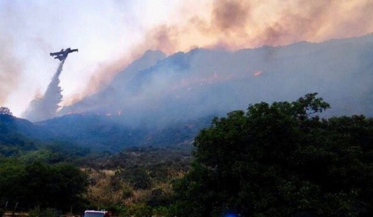 foto incendi sicilia nasa