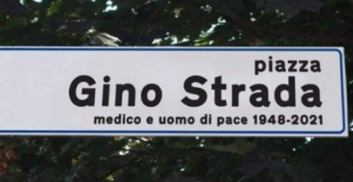 prima piazza Gino Strada