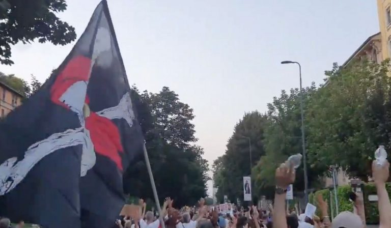 Manifestazioni no green pass