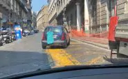 Napoli coprono targhe auto