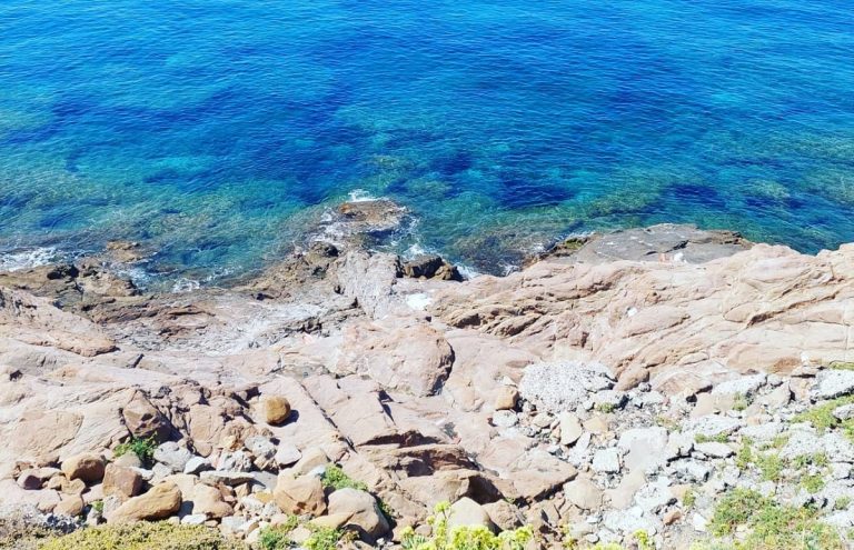 Il tratto di mare del ritrovamento, al Romito