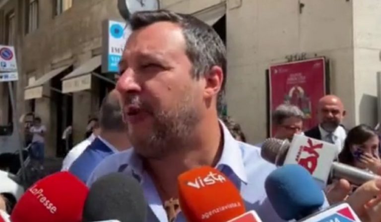 Salvini sull'obbligo vaccinale