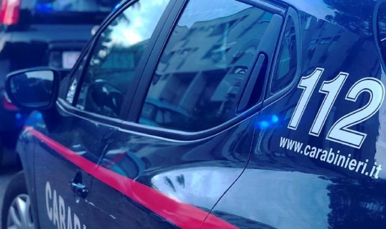 I Carabinieri sono intervenuti sul luogo del sinistro mortale