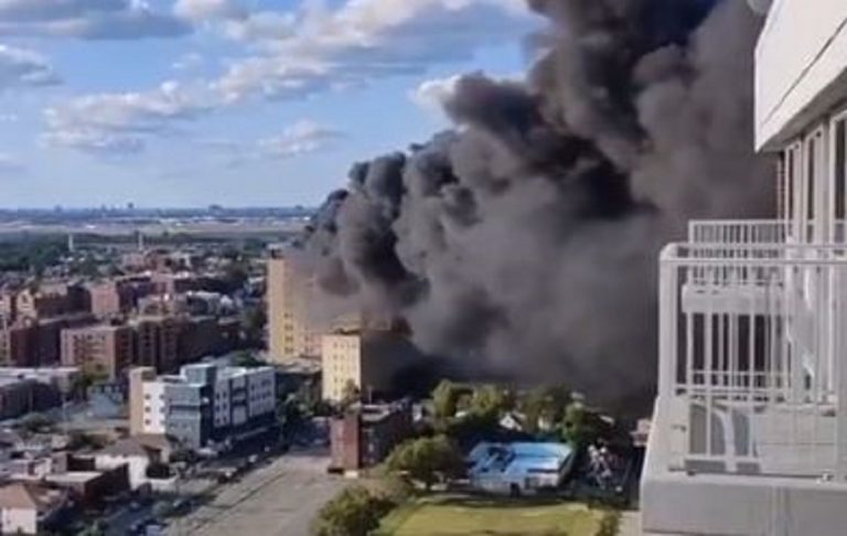 Incendio in ospedale a New York