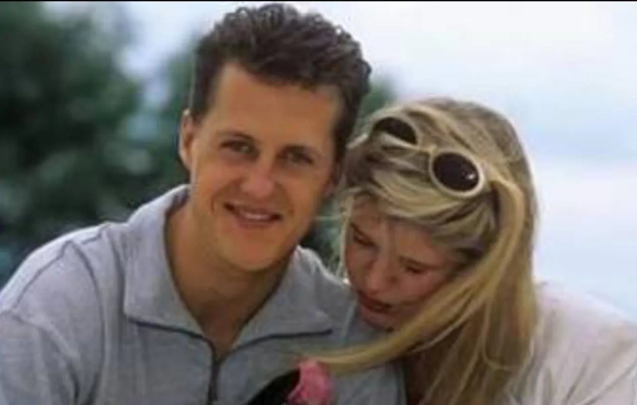 MIchael Schumacher e la moglie Corinna Bertsch