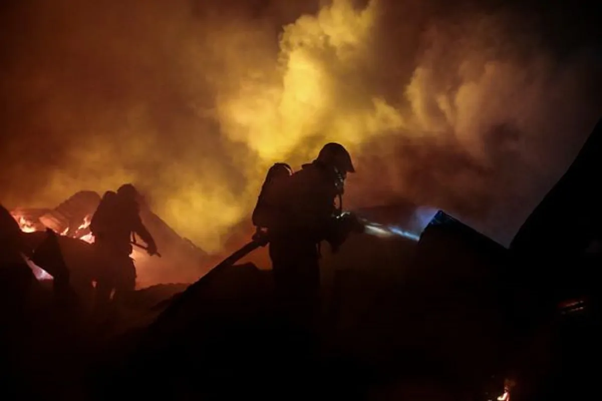 Terribile incendio in Russia