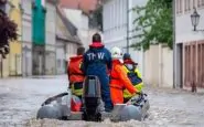 Un'immagine delle alluvioni in Germania a luglio