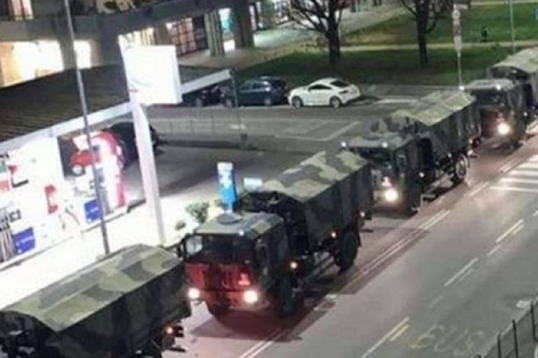 La terribile foto simbolo dell'imperversare del Covid a Bergamo