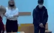 I due fermati negli uffici della polizia russa