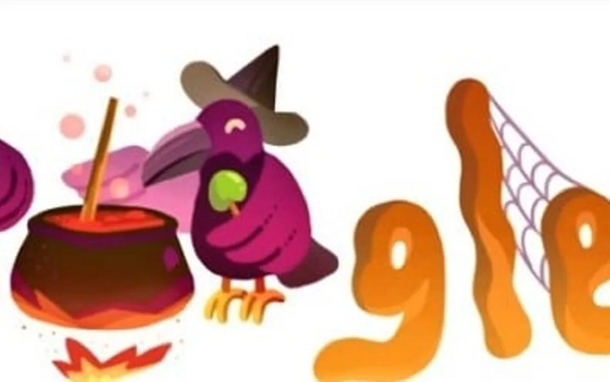 Un particolare del doodle di google "con sabba"