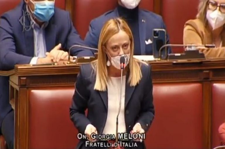 Giorgia Meloni Camera