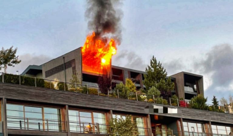 Incendio in un hotel di Avelengo