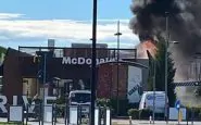 Incendio nel McDonald’s di Alessandria