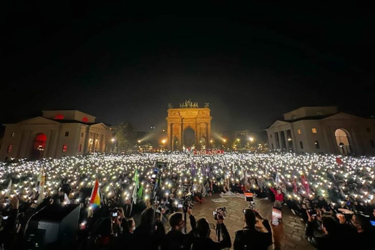 manifestazione Ddl Zan