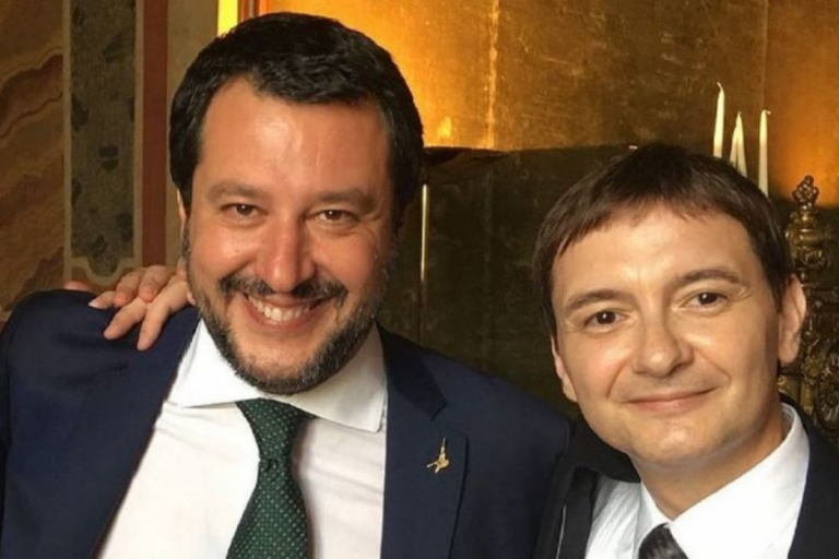 Salvini e Luca Morisi