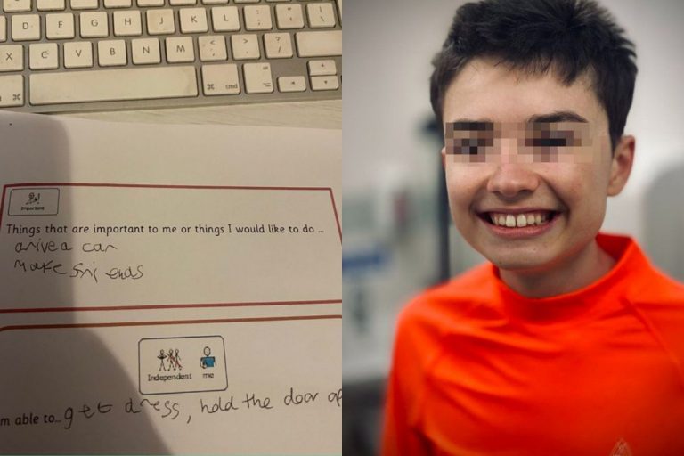 bimbo autistico tweet